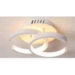 Casa si Gradina - Corpuri si surse de iluminat - Lustre si pendule - Lustra Colys LuminiLux, Alb, 22 x 16 cm, Metal + Acril, LED - Infinity.ro
