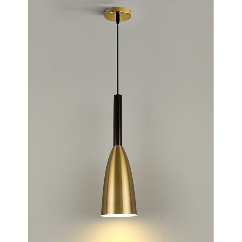 Casa si Gradina/Corpuri si surse de iluminat/Lustre si pendule - Lustra Eteris, LuminiLux, Auriu, 38 x 10 cm, Metal, E27 - Infinity.ro