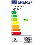 Casa si Gradina - Corpuri si surse de iluminat - Plafoniere, aplice si spoturi - Plafoniera Celyus LuminiLux, Alb + Negru, 24 x 24 cm, Metal - Infinity.ro