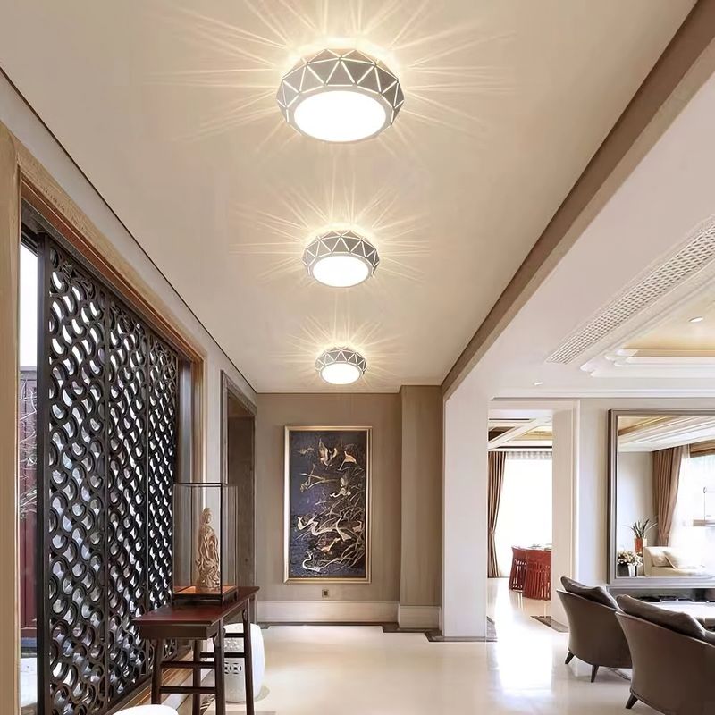 Casa si Gradina - Corpuri si surse de iluminat - Veioze si lampi - Veioze - Plafoniera Imperial LuminiLux, Alb,  5 x 16 cm, Acril - Infinity.ro