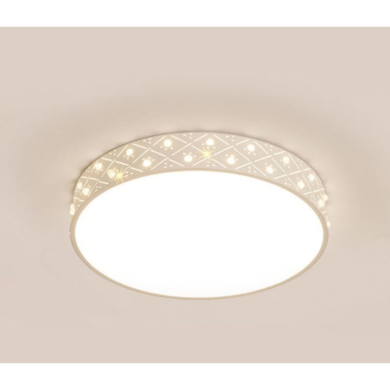 Casa si Gradina - Corpuri si surse de iluminat - Plafoniere, aplice si spoturi - Plafoniera Honys LuminiLux, Alb, 45 cm, Metal, LED - Infinity.ro