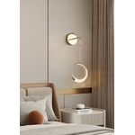 Casa si Gradina - Corpuri si surse de iluminat - Veioze si lampi - Veioze - Lampa Élégance LuminiLux, Auriu, 20 x 23 cm, Metal, LED - Infinity.ro