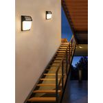 Casa si Gradina - Corpuri si surse de iluminat - Plafoniere, aplice si spoturi - Aplica AstralAesthetics, LuminiLux, Negru, 25 x 18 cm, Metal, Led - Infinity.ro