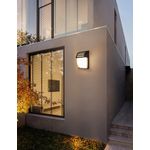 Casa si Gradina - Corpuri si surse de iluminat - Plafoniere, aplice si spoturi - Aplica AstralAesthetics, LuminiLux, Negru, 25 x 18 cm, Metal, Led - Infinity.ro