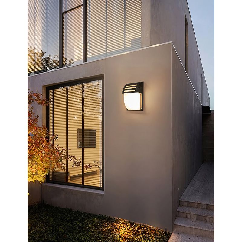 Casa si Gradina - Corpuri si surse de iluminat - Plafoniere, aplice si spoturi - Aplica AstralAesthetics, LuminiLux, Negru, 25 x 18 cm, Metal, Led - Infinity.ro