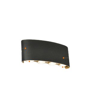 Aplica Radiant Elegance LuminiLux, Negru, 22 x 8 x 5 cm, Metal, LED