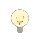 Casa si Gradina - Corpuri si surse de iluminat - Veioze si lampi - Veioze - Lampa Eleganza, LuminiLux, Alb, 23 x 20 cm, Metal, LED - Infinity.ro