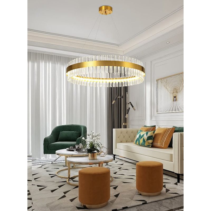 Casa si Gradina - Corpuri si surse de iluminat - Lustre si pendule - Candelabru Lissa, LuminiLux, Auriu, 60  cm, Kristal - Infinity.ro
