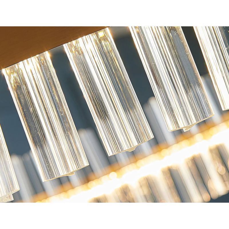 Casa si Gradina - Corpuri si surse de iluminat - Lustre si pendule - Candelabru Lissa, LuminiLux, Auriu, 60  cm, Kristal - Infinity.ro