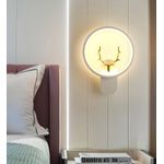 Casa si Gradina - Corpuri si surse de iluminat - Veioze si lampi - Veioze - Lampa Eleganza, LuminiLux, Alb, 23 x 20 cm, Metal, LED - Infinity.ro