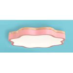 Casa si Gradina - Corpuri si surse de iluminat - Plafoniere, aplice si spoturi - Plafoniera Stelyo LuminiLux, Roz, 50  cm,  Metal + Acril, LED - Infinity.ro