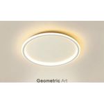 Casa si Gradina - Corpuri si surse de iluminat - Plafoniere, aplice si spoturi - Plafoniera Eliq LuminiLux, Alb, 40  cm, Metal + Acril, LED - Infinity.ro