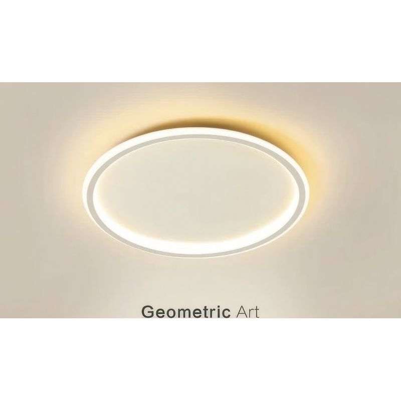 Casa si Gradina - Corpuri si surse de iluminat - Plafoniere, aplice si spoturi - Plafoniera Eliq LuminiLux, Alb, 40  cm, Metal + Acril, LED - Infinity.ro