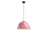 Casa si Gradina - Corpuri si surse de iluminat - Lustre si pendule - Pendul Homerys LuminiLux, Roz, 25 cm, Metal, E27 - Infinity.ro