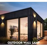 Casa si Gradina - Corpuri si surse de iluminat - Plafoniere, aplice si spoturi - Aplica WallLamp, LuminiLux, Negru, 15 x 7 x 6  cm, Metal, LED - Infinity.ro