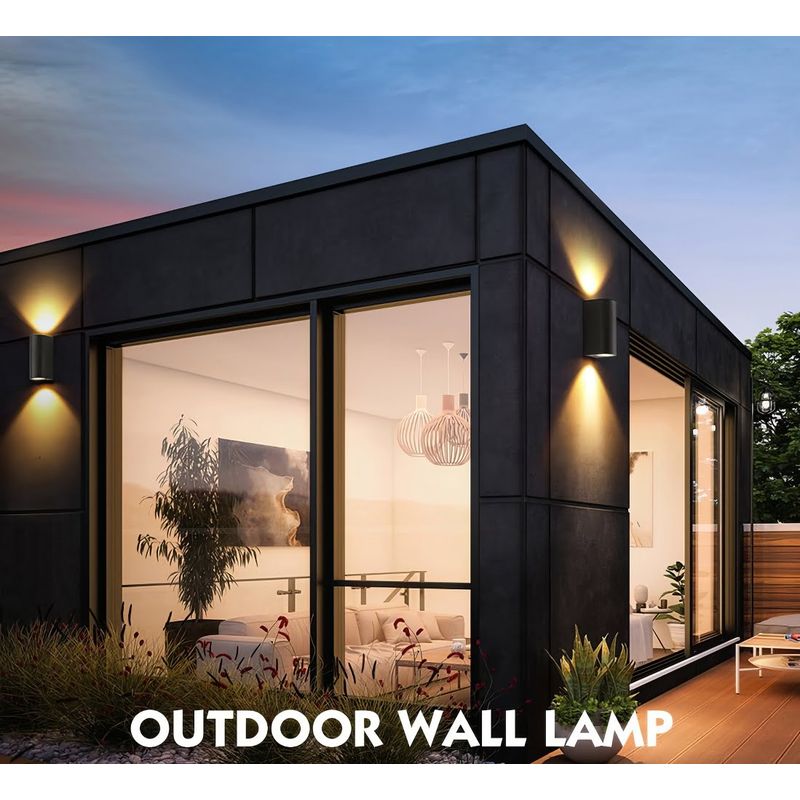 Casa si Gradina - Corpuri si surse de iluminat - Plafoniere, aplice si spoturi - Aplica WallLamp, LuminiLux, Negru, 15 x 7 x 6  cm, Metal, LED - Infinity.ro