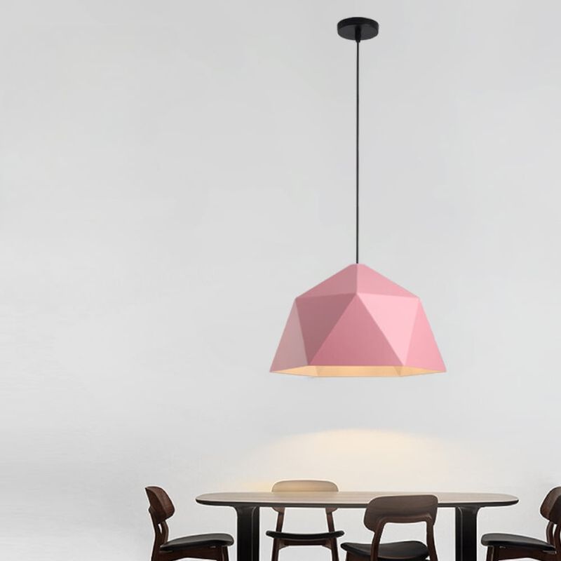 Casa si Gradina - Corpuri si surse de iluminat - Lustre si pendule - Pendul Homerys LuminiLux, Roz, 25 cm, Metal, E27 - Infinity.ro