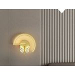 Casa si Gradina - Corpuri si surse de iluminat - Plafoniere, aplice si spoturi - Aplica Sea Sey, LuminiLux,  Auriu, 25  cm, Acril, LED - Infinity.ro