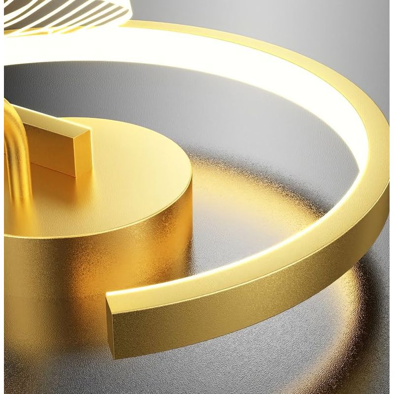 Casa si Gradina - Corpuri si surse de iluminat - Plafoniere, aplice si spoturi - Aplica Sea Sey, LuminiLux,  Auriu, 25  cm, Acril, LED - Infinity.ro