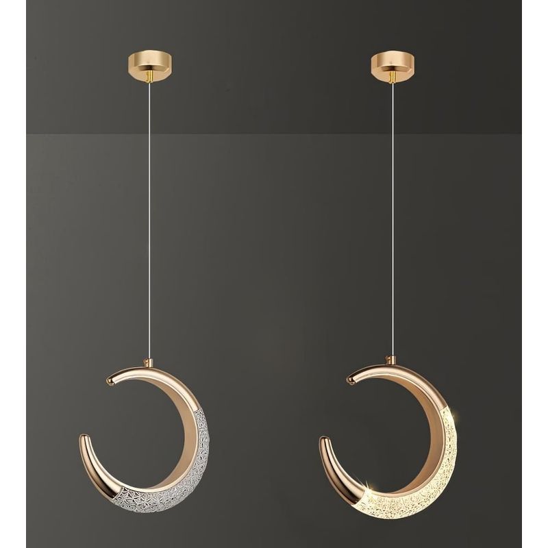 Casa si Gradina - Corpuri si surse de iluminat - Veioze si lampi - Veioze - Lampa Low Low, LuminiLux, Auriu, 22 x 20 cm, Metal, LED - Infinity.ro