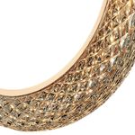 Casa si Gradina - Corpuri si surse de iluminat - Veioze si lampi - Veioze - Lampa Low Low, LuminiLux, Auriu, 22 x 20 cm, Metal, LED - Infinity.ro