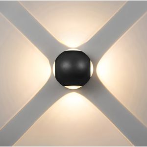 Aplica led Felisya, LuminiLux, Negru,10  cm, Metal, LED
