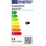 Casa si Gradina - Corpuri si surse de iluminat - Plafoniere, aplice si spoturi - Plafoniera Lucyus, LuminiLux, Alb, 40 cm, Metal + Acril, LED - Infinity.ro