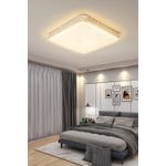 Casa si Gradina - Corpuri si surse de iluminat - Plafoniere, aplice si spoturi - Plafoniera Lucyus, LuminiLux, Alb, 40 cm, Metal + Acril, LED - Infinity.ro