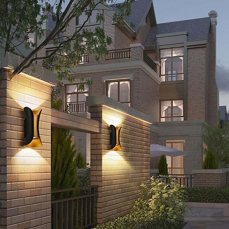 Casa si Gradina - Corpuri si surse de iluminat - Plafoniere, aplice si spoturi - Aplica Indis LuminiLux, Negru, 10 x 20 cm, LED, Metal - Infinity.ro