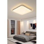 Casa si Gradina - Corpuri si surse de iluminat - Plafoniere, aplice si spoturi - Plafoniera Lucyus, LuminiLux, Alb, 40 cm, Metal + Acril, LED - Infinity.ro