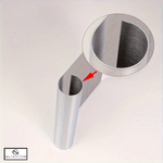 Casa si Gradina - Bucatarie si vesela - Ustensile bucatarie - Ustensile ornare prajituri - Cutit/Racleta  pentru Taiat Aluat Feliere Alimente Ornare Tort sau Prajituri Gradat Glixicom Inox 15 x 13 cm - Infinity.ro