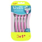 Ingrijire personala si Cosmetice - Aparate & accesorii ingrijire personala - Aparate de ras si tuns - Aparate de ras clasice - GILLETTE Venus Sensitive, aparat de ras, 3+1 buc - Infinity.ro