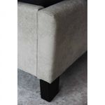 Casa si Gradina - Mobilier - Paturi si accesorii - Paturi - Pat Albert, 160 x 200 cm, tapitat stofa bej, somiera inclusa - Infinity.ro