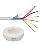 Casa si Gradina - Electrice - Cabluri electrice si conductori - Cablu de alarma 6 fire ecranate + alimentare 2x0.75, cupru integral, 100m 6CUEF+2x0.75 - Infinity.ro