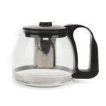 Casa si Gradina - Bucatarie si vesela - Vase pentru gatit - Ceainice si infuzoare - Ceainic cu Infuzor din Sticla si Plastic Negru,  700mI ABYZ - Infinity.ro