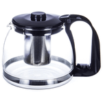 Casa si Gradina - Bucatarie si vesela - Vase pentru gatit - Ceainice si infuzoare - Ceainic cu Infuzor din Sticla si Plastic Negru,  700mI ABYZ - Infinity.ro