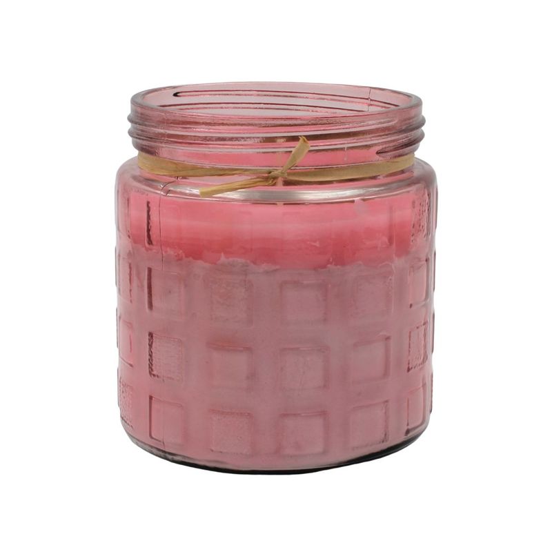 Casa si Gradina - Decoratiuni - Aromaterapie si lumanari - Lumanari si candele - Lumanare parfumata roz cu citronella anti-insecte - Infinity.ro