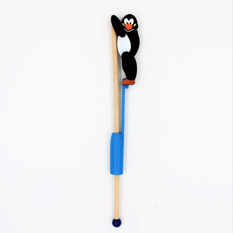 Jucarii, Copii si Bebe - Jucarii si jocuri - Jucarii & jocuri educative - Jucarii interactive - Jucarie din lemn Acrobat Animal Pinguin - Infinity.ro