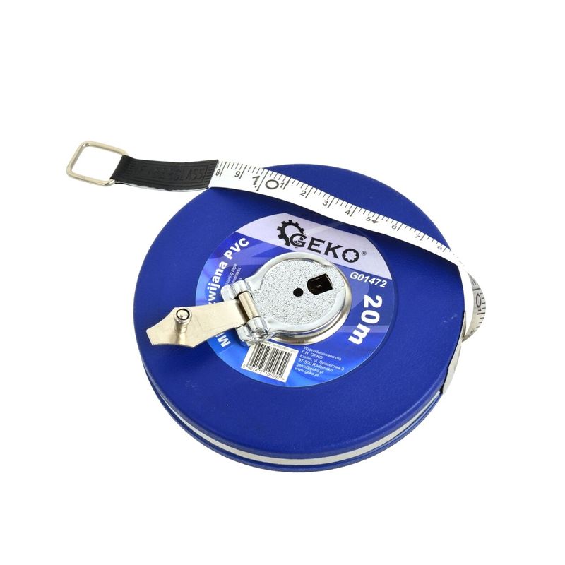 Casa si Gradina - Constructii - Scule de mana si unelte - Unelte de masurat - Ruleta din PVC 20m, GEKO G01472 - Infinity.ro