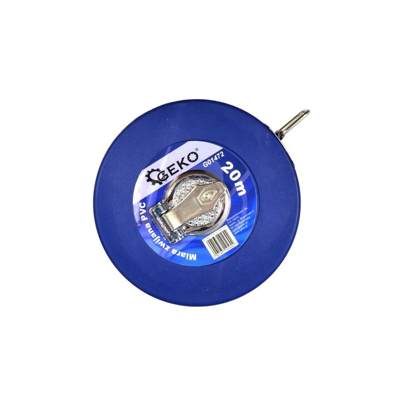 Casa si Gradina - Constructii - Scule de mana si unelte - Unelte de masurat - Ruleta din PVC 20m, GEKO G01472 - Infinity.ro