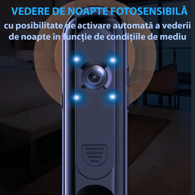 Laptop, Telefoane si Tablete - Wearables si gadgeturi - Gadgeturi - Dispozitive spionaj - Camera video, M2, 1080p, unghi de vizualizare 180°, autonomie 2 ore - Infinity.ro