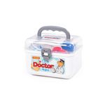 Jucarii, Copii si Bebe - Jucarii si jocuri - Jucarii de rol - Set joaca doctor - Set doctor in gentuta, 15 piese, 21.1 x 17.5 x 15.5 cm, Polesie - Infinity.ro