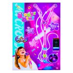 Jucarii, Copii si Bebe - Jucarii si jocuri - Jucarii de rol - Instrumente muzicale de jucarie - Microfon dublu cu baterii si suport - Infinity.ro