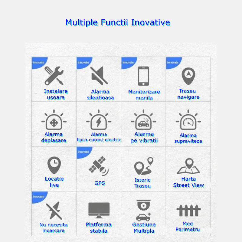 Laptop, Telefoane si Tablete - Wearables si gadgeturi - Gadgeturi - Dispozitive spionaj - Mini GPS 4G cu interfata OBD, D9, autonomie standby 30 zile, precizie 5-15m, negru - Infinity.ro