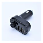 Auto si Moto - Electronice auto - Multimedia auto - Modulator FM Auto Wireless, Bluetooth 5.0, Hands-Free, MP3, 2xUSB, Port Type C, Xentech Light RGB LED C12, Negru - Infinity.ro