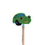 Carti si Birotica - Birotica - Instrumente de scris - Creioane - Creion figurina Masinuta albastru-verde 22 cm - Infinity.ro