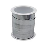 Carti si Birotica - Birotica - Articole ambalare - Minirola rafie argintiu metalizat 10m x 10mm - Infinity.ro