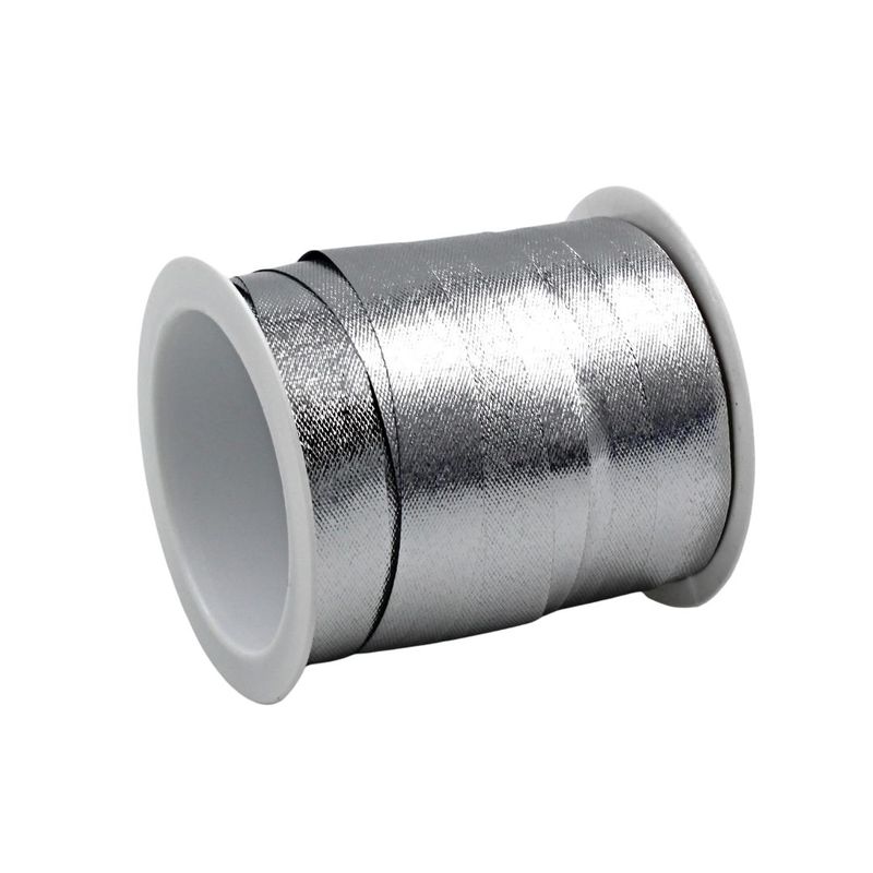 Carti si Birotica - Birotica - Articole ambalare - Minirola rafie argintiu metalizat 10m x 10mm - Infinity.ro