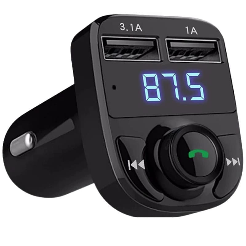 Auto si Moto - Electronice auto - Multimedia auto - Modulator FM Wireless MP3 X8 dual USB Charger - Infinity.ro
