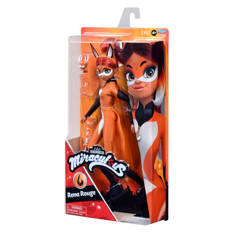 Jucarii, Copii si Bebe - Jucarii si jocuri - Papusi si accesorii - Papusi - Miraculos Buburuza - Papusa RENA ROUGE, 30 cm - Infinity.ro